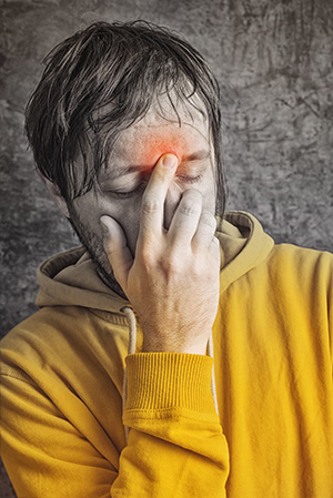 A Man Needs Treatment from a NJ Sinus Center